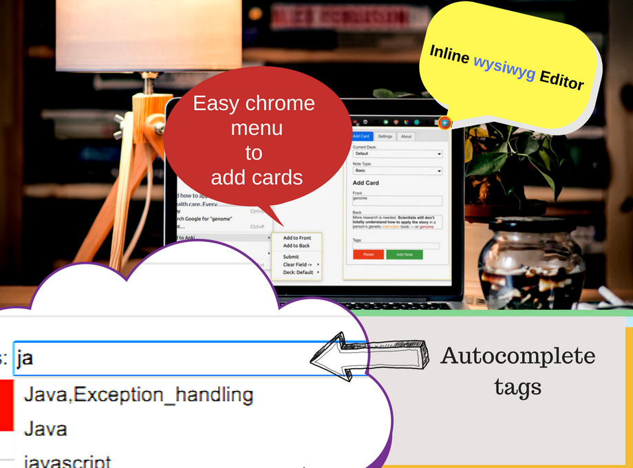 Alternatives and detailed information of Chrome Anki Quick Adder